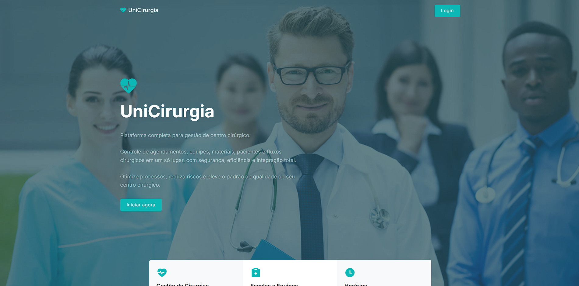 Capa do projeto Unicirurgia